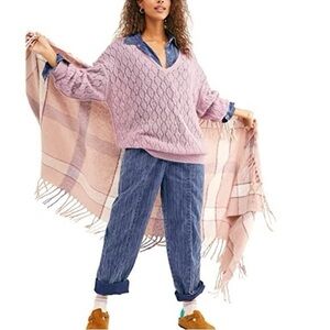 FREE PEOPLE SAY HELLO OVERSIZED SWEATER